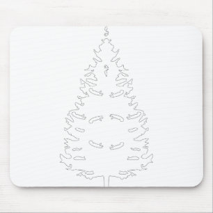 Chevy-Luv Christmas Tree Mouse Pad