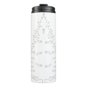 Chevy-Luv Christmas Tree Thermal Tumbler