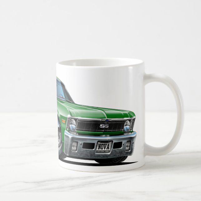 Chevy Nova Green Car Coffee Mug (Right)