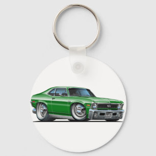 Chevy Nova Green Car Key Ring