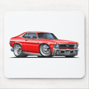 Chevy Nova Red Car Mouse Pad