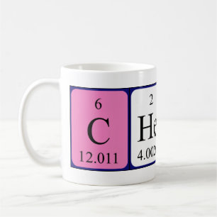 Chevy periodic table name mug