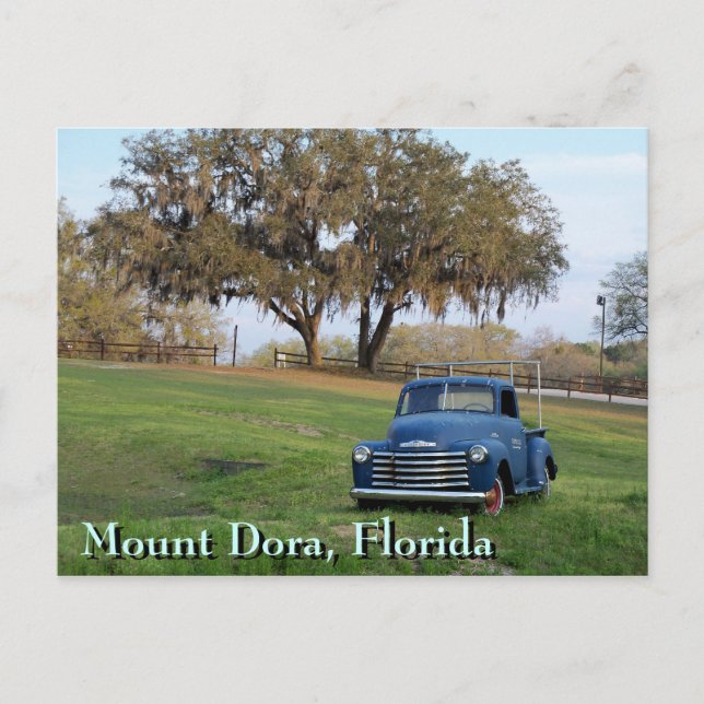 Chevy Pickup Truck Mount Dora, Florida Country lan Postcard (Front)