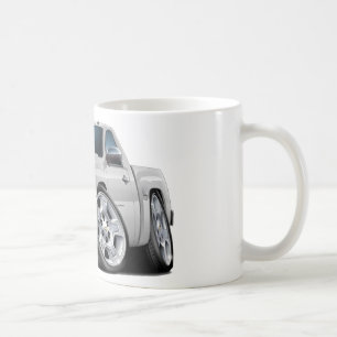 Chevy Silverado White Truck Coffee Mug
