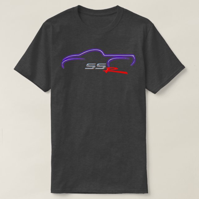 Chevy SSR Ultra Violet Silhouette T-Shirt (Design Front)