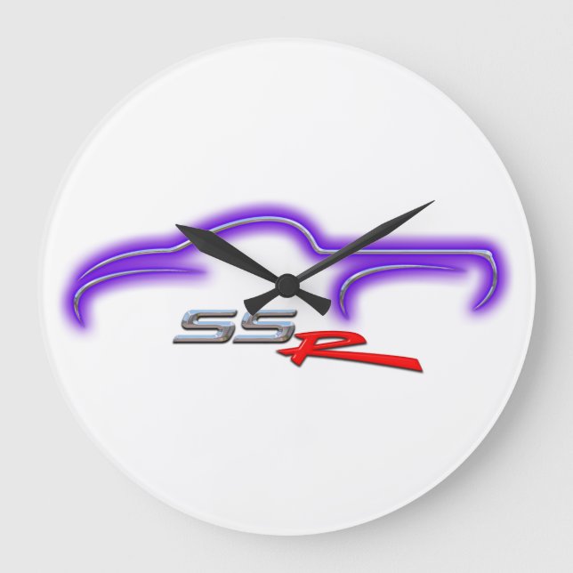 Chevy SSR - Ultra Violet Wall Clock/Large Large Clock (Front)