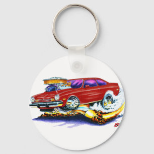 Chevy Vega Maroon Car Key Ring