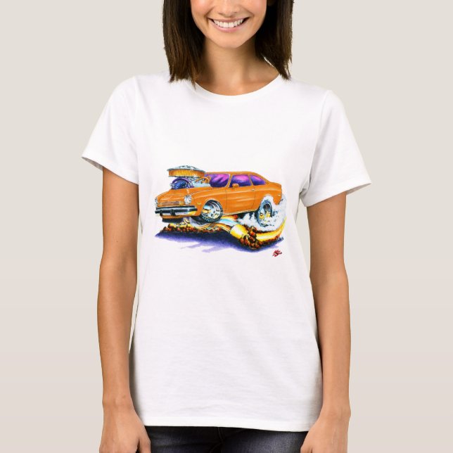 Chevy Vega Orange Car T-Shirt (Front)