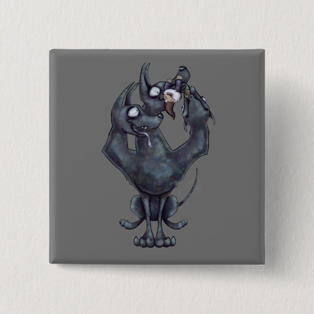 Chew Toy 15 Cm Square Badge (Front)