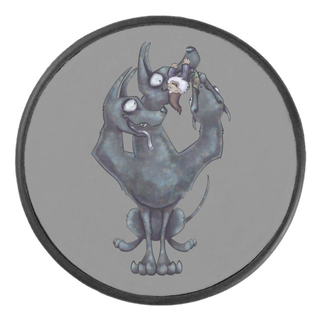 Chew Toy Hockey Puck (Front)