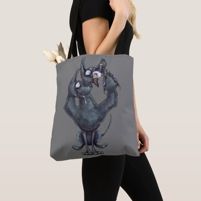 Chew Toy Tote Bag (Close Up)