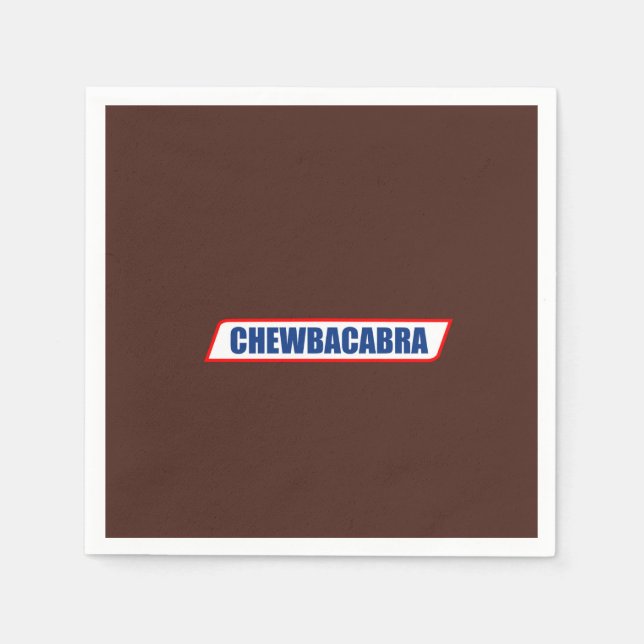 CHEWBACABRA Paper Napkins (Front)