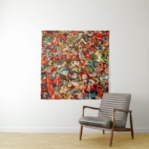 Chewed Bubble Gum Tapestry