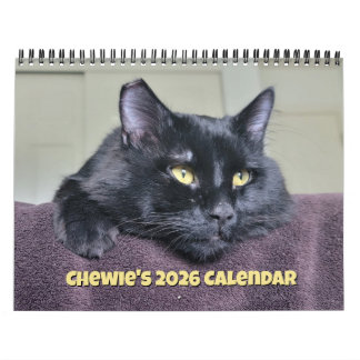 Chewie the Black Cat: 12 Months of Whiskers, Paws, Calendar