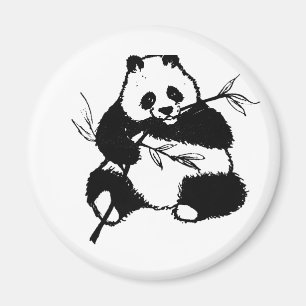 Chewing Panda Magnet