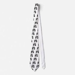 Chewing Panda Tie