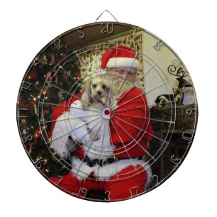 Chewy and Santa Dartboard