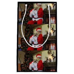 Chewy and Santa Small Gift Bag