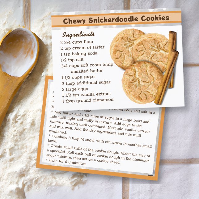Chewy Snickedoodle Cookies Recipe  Postcard (Creator Uploaded)