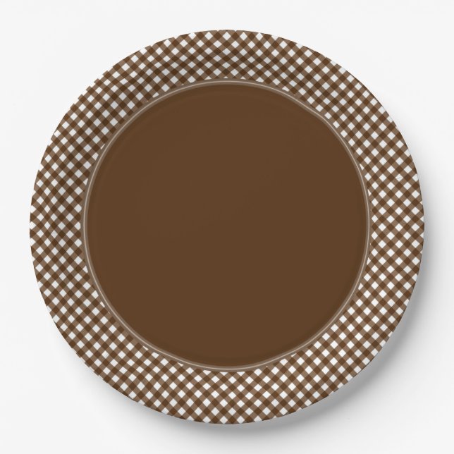 CHEX 14-BROWN-PAPER PLATES-2 PAPER PLATE (Front)