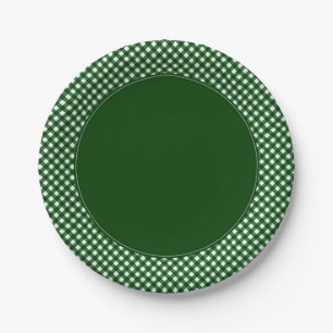 CHEX 16-CHRISTMAS GREEN-PAPER PLATES-2 PAPER PLATE