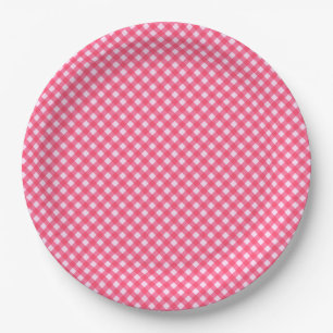 CHEX 1-PINK-PAPER PLATES