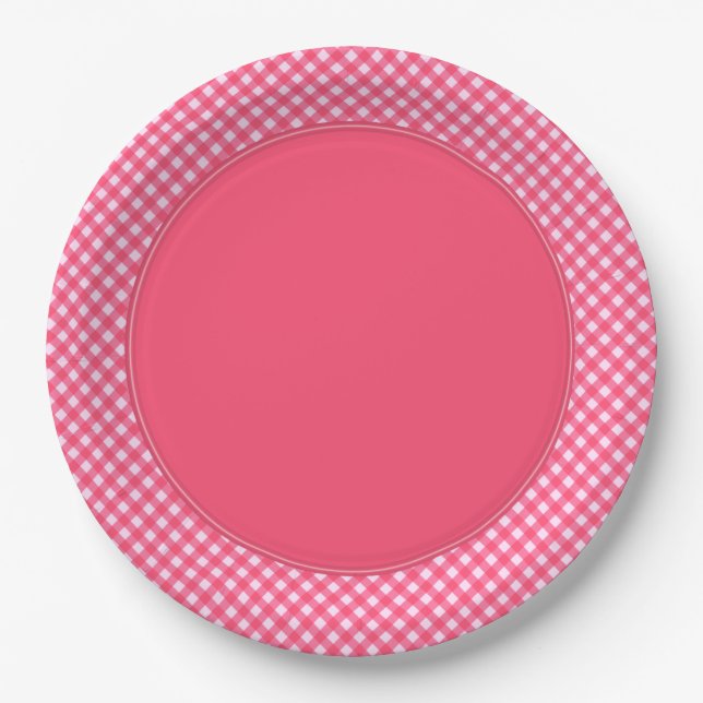 CHEX 1-PINK-PAPER PLATES-2 PAPER PLATE (Front)