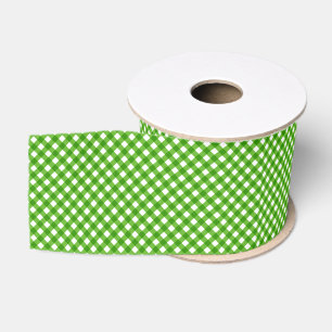 CHEX 2 GREEN-RIBBON SPOOL GROSGRAIN RIBBON