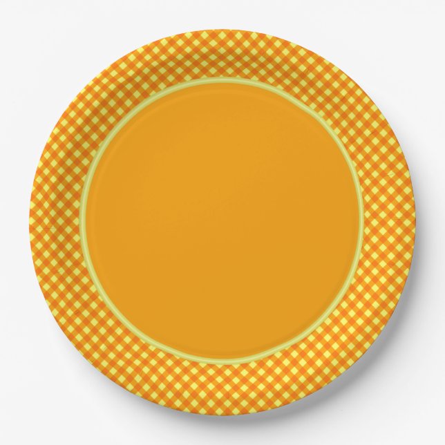 CHEX 3-ORANGE YELLOW-PAPER PLATES-2 PAPER PLATE (Front)