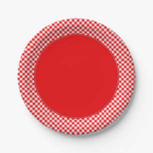 CHEX 5-RED-PAPER PLATES-2 PAPER PLATE