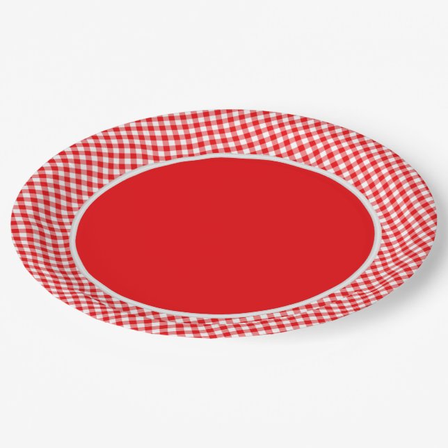 CHEX 5-RED-PAPER PLATES-3 PAPER PLATE (Angled)