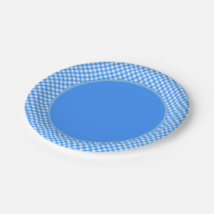 CHEX 6-PASTEL BLUE-PAPER PLATES-2 PAPER PLATE