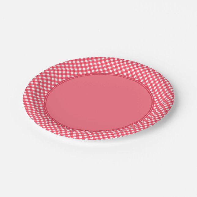 CHEX 7-WATERMELON RED-PAPER PLATES-2 PAPER PLATE (Angled)