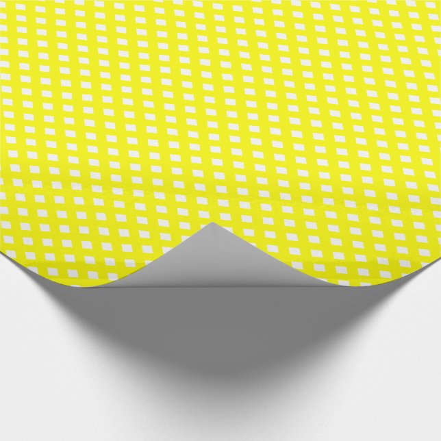 CHEX 8 YELLOW-GIFT WRAPPING PAPER (Corner)