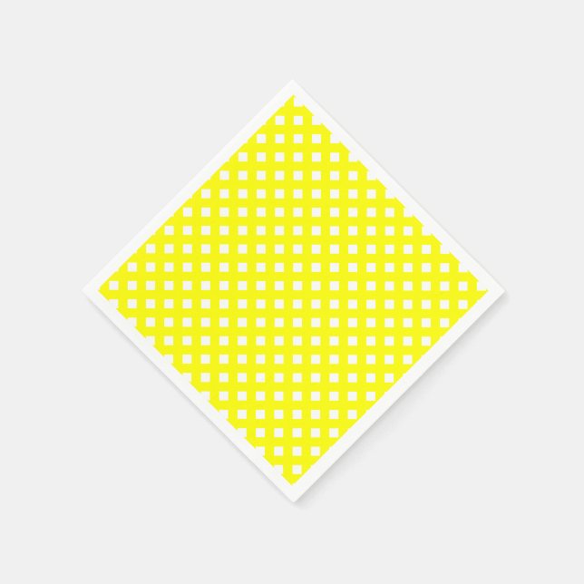 CHEX 8-YELLOW-PAPER NAPKINS (Corner)