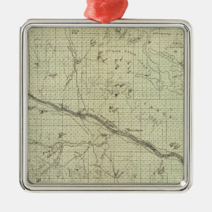 Cheyenne County, Nebraska Metal Tree Decoration