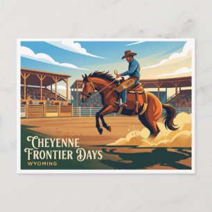 Cheyenne Frontier Days Wyoming Postcard