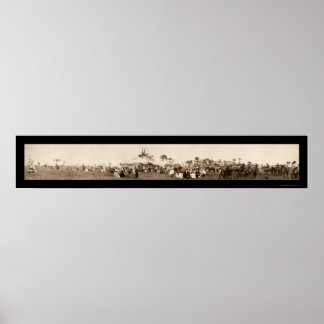 Cheyenne Indian Dancer Photo 1909 Poster