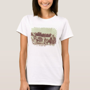 Cheyenne Indians on the Move, 1878 (b/w photo) T-Shirt