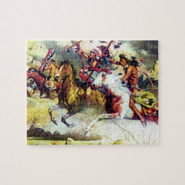 Cheyenne, native American Indians Jigsaw Puzzle (Horizontal)