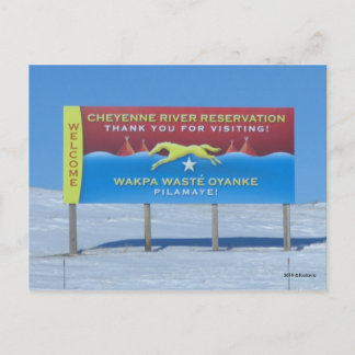 Cheyenne River Reservation Postcard