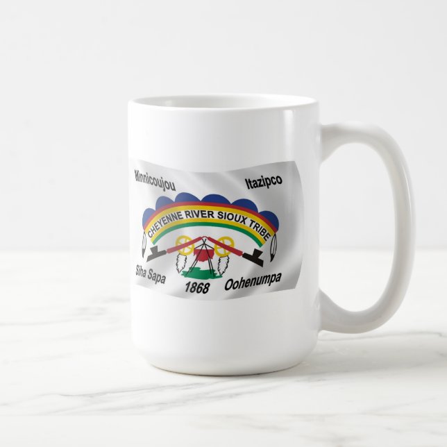 Cheyenne River Sioux Flag Mug (Right)