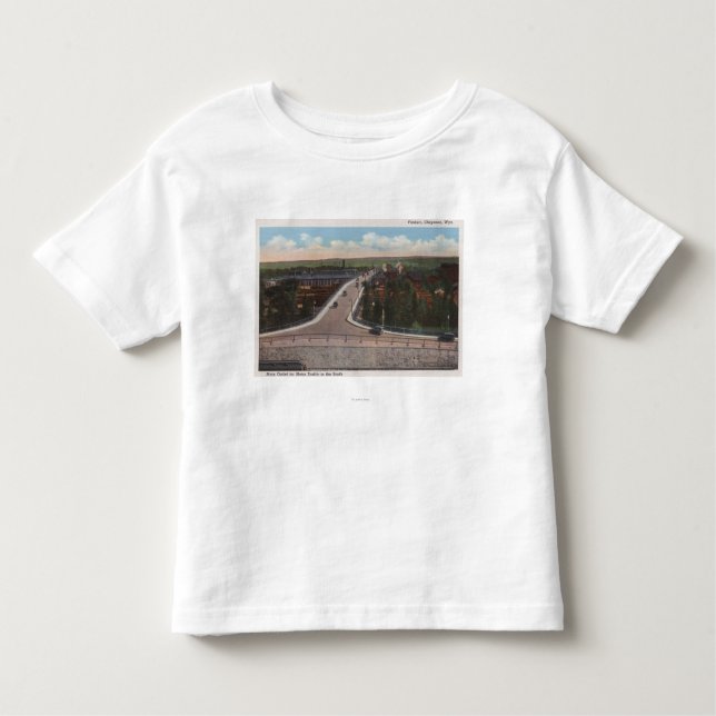 Cheyenne, WY - Viaduct & Main Outlet for Motor Toddler T-Shirt (Front)