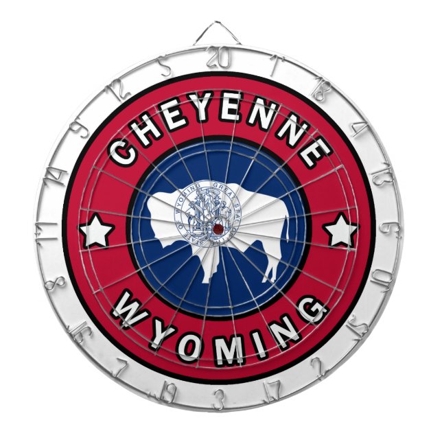 Cheyenne Wyoming Dartboard (Front)