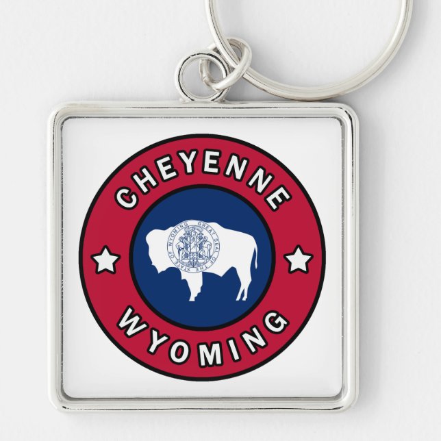 Cheyenne Wyoming Key Ring (Front)