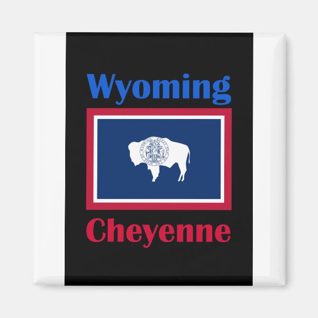 Cheyenne Wyoming Magnet (Front)