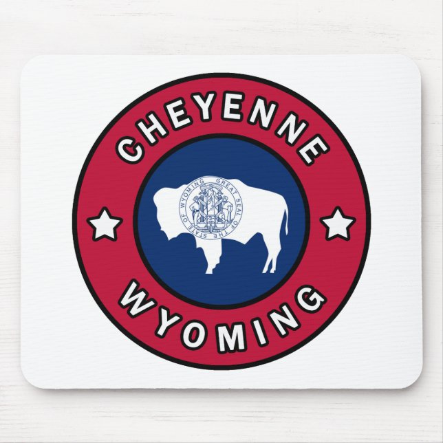 Cheyenne Wyoming Mouse Pad (Front)