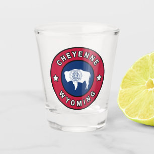 Cheyenne Wyoming Shot Glass