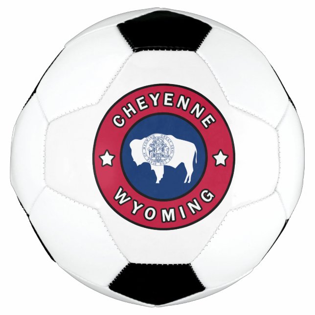 Cheyenne Wyoming Soccer Ball (Front)