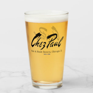 Chez Paul French Restaurant, Chicago Glass